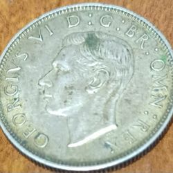 1944  Silver FLORIN TWO SHILLINGS 