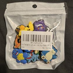 (10) Pokemom Croc Charms 