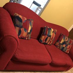 Red Sofa Couch