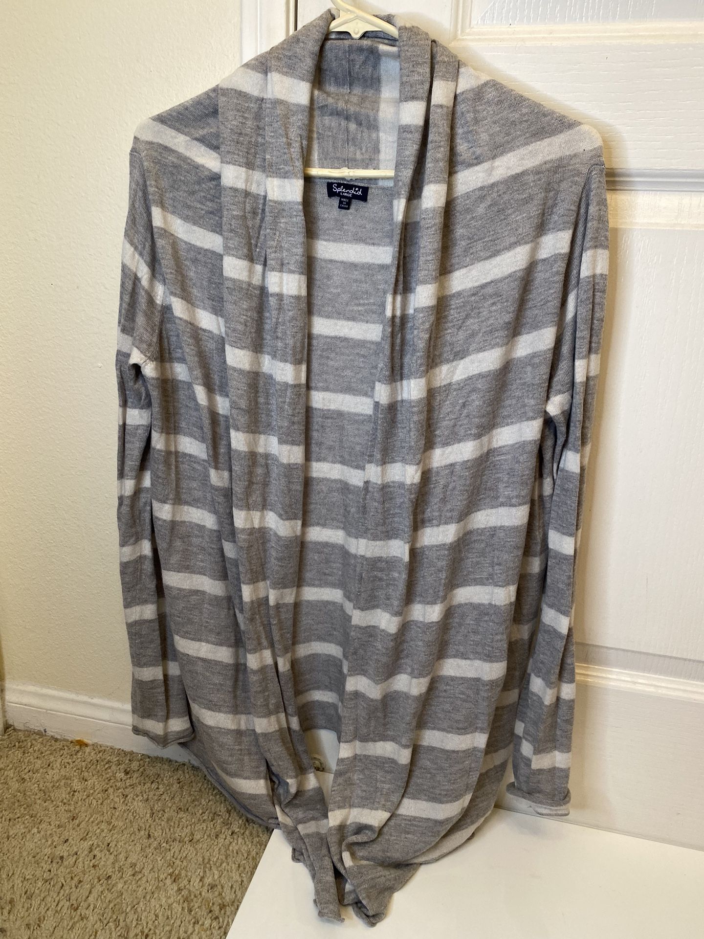 Splendid Striped Cardigan Size L 