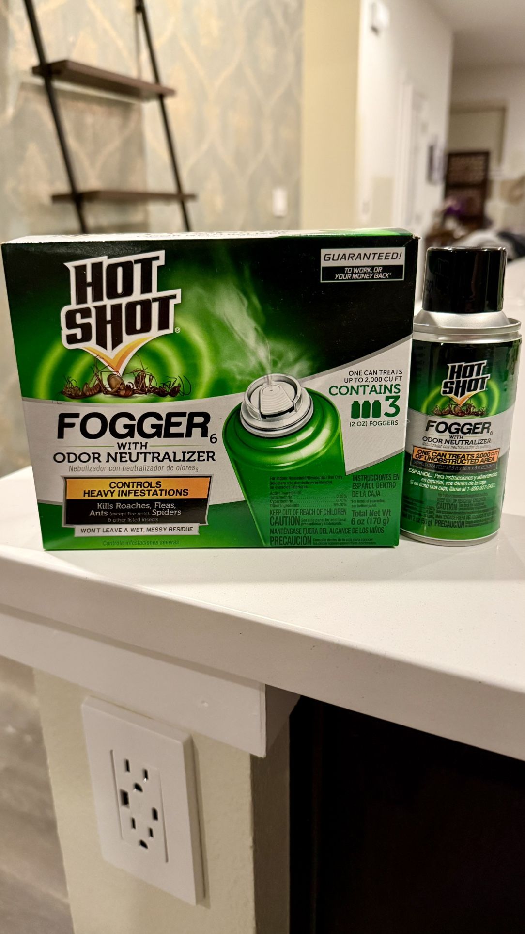 4 Hot Shot Foggers 