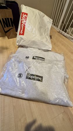 Supreme Box Logo Hoodie Ash Grey