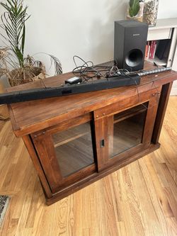 Small Armoire Plus Sound Bar