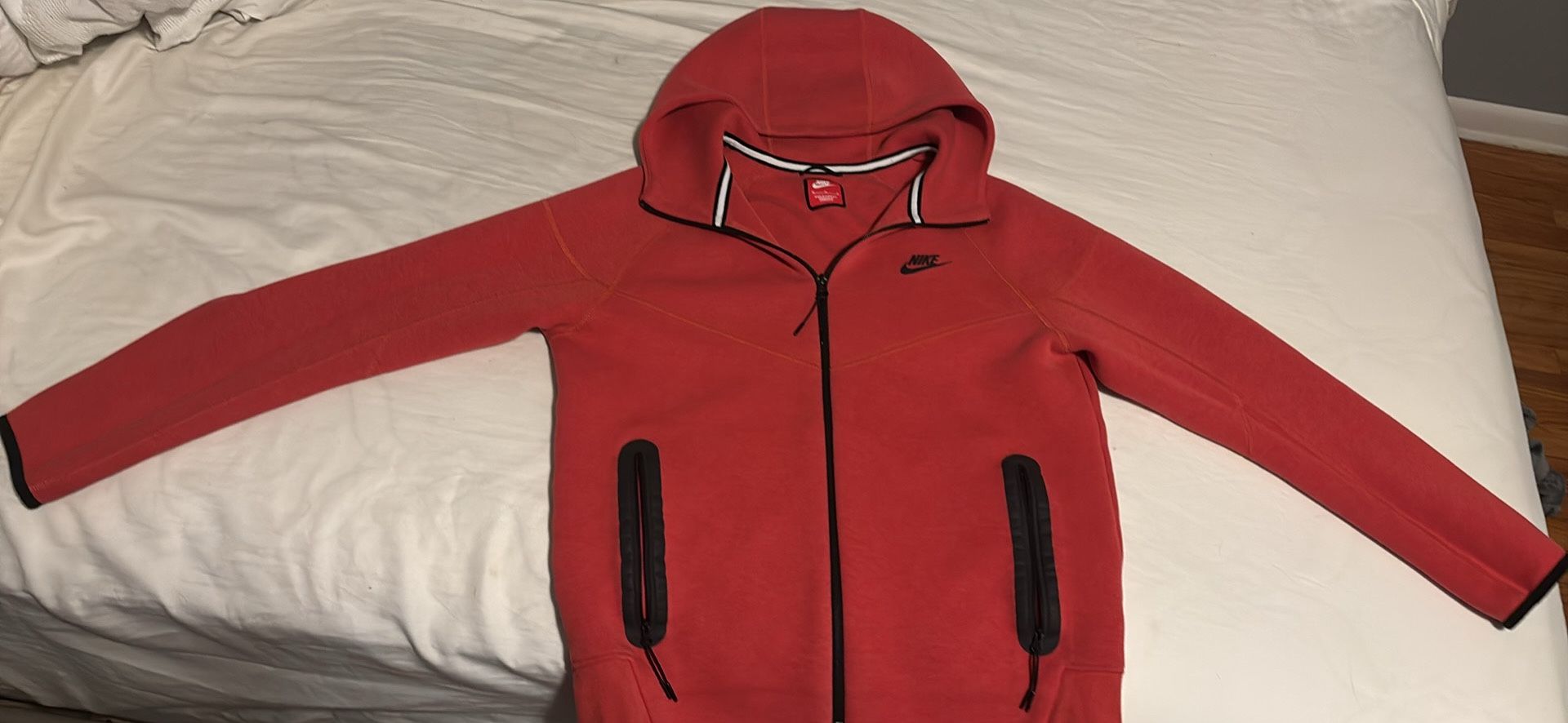 Red and Black Gen 2 Nike Tech Fleece
