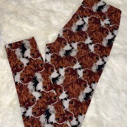 LulaRoe Dog Print Leggings 