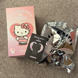 Blackpink Jisoo x Hello Kitty Plush Keychain - Limited Edition