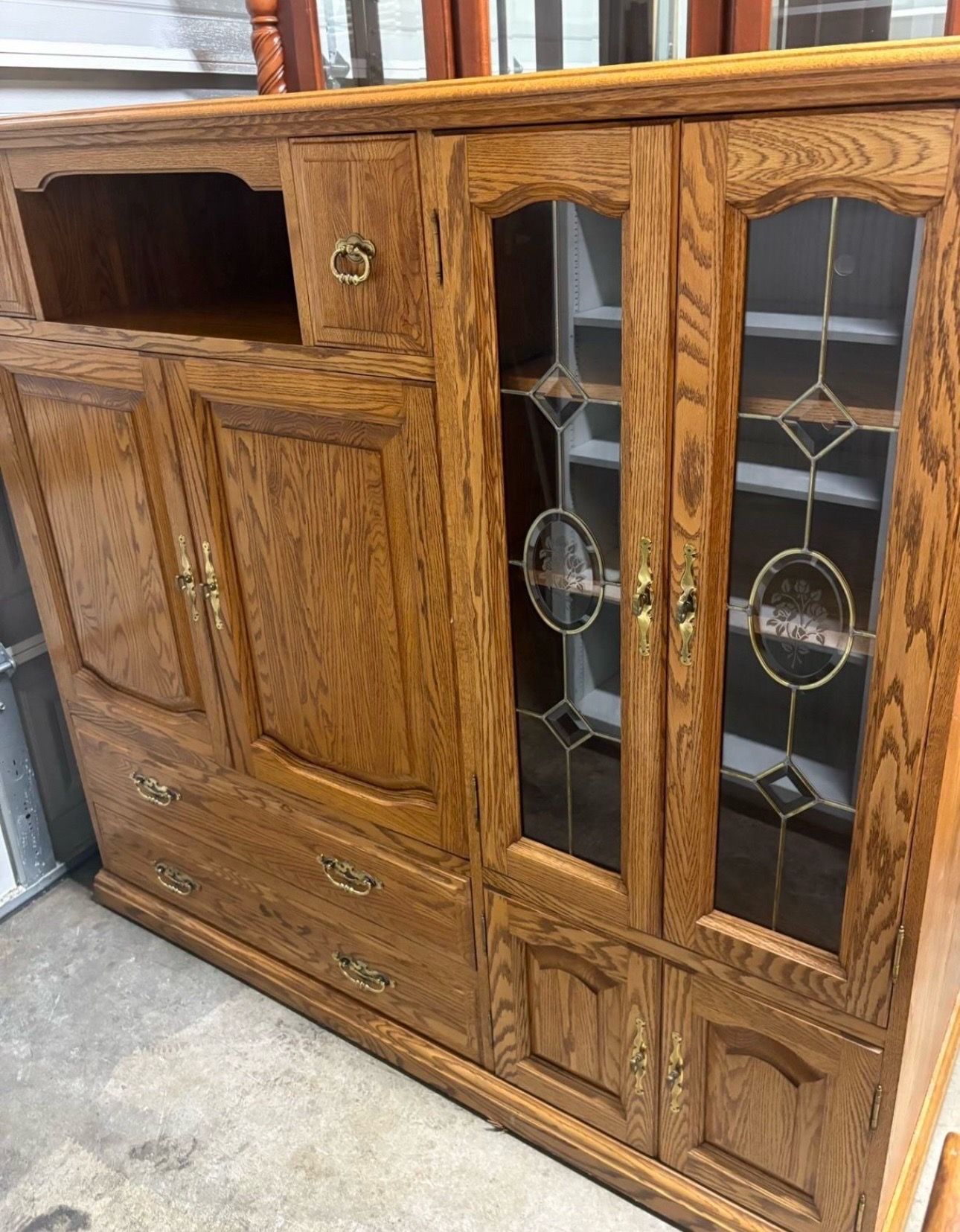 Wood Dresser / Armoire Cabinet