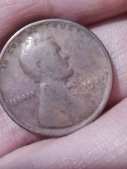 1929 No Mint Mark Wheat Penny