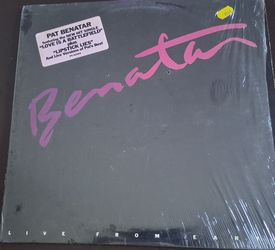 Pat Benatar "Live From Earth" 1983 Chrysalis 1st Orig Press FV 41444  ~ EX/EX