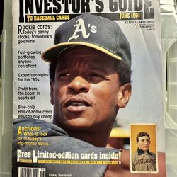 1991 Investors Guide To Baseball Cards