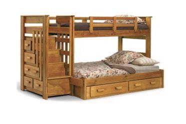 NEW STAIRCASE BUNKBED! BUNKBEDS BEDROOM SUITE SET MATTRESS SECTIONAL COUCH AND LOVESEAT SOFA DEALS