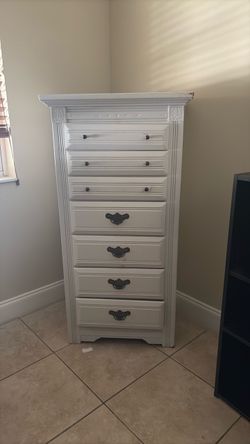 Chest of drawers L 27” x W 18” x H 52”
