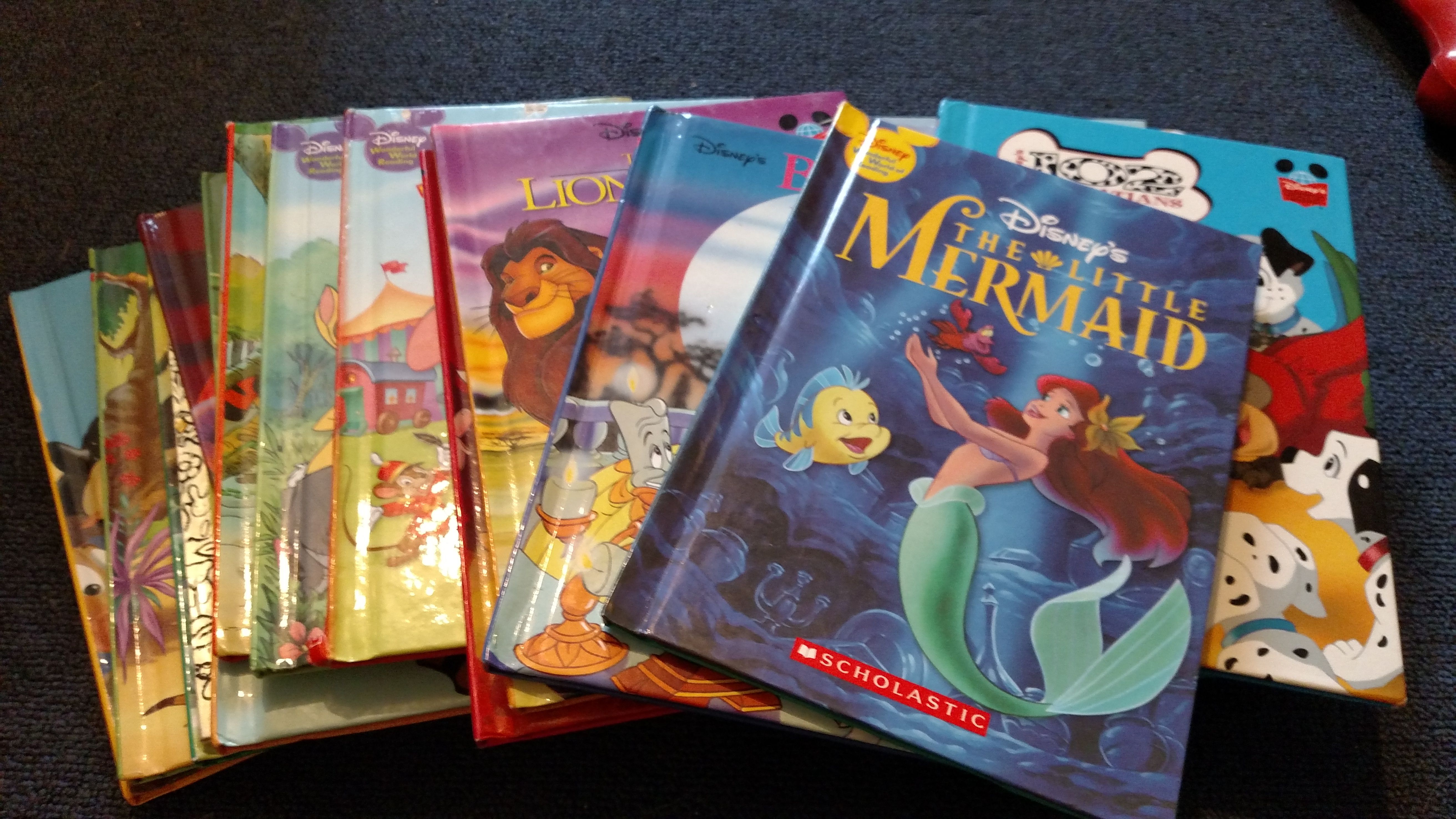 Disney book set, 22 books