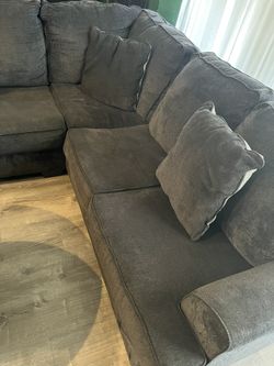 Large Grey Sectional Sofa 