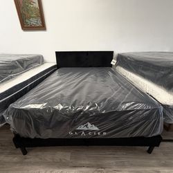 🧊 15” Queen Luxurious  Feel Hybrid CoolGel Mattress ⭐️ Finance with $0 down ⭐️ Take Home same day