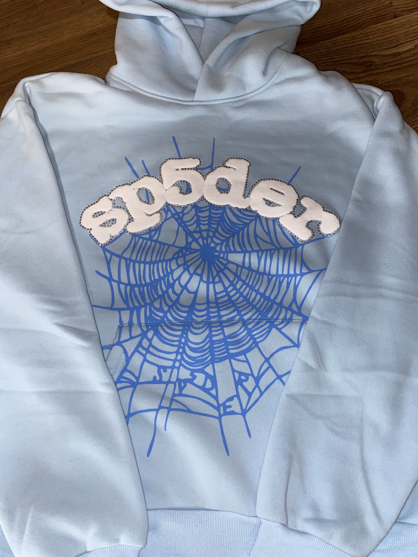 Spider Hoodie Sky Blue