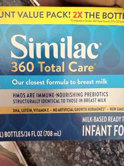 Similac 360 Total Care Infant Formula bottle