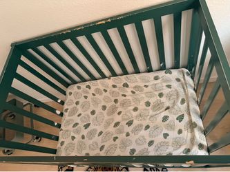 Dresser w/ Changing Table and Mini Crib w/ Mattress Set
