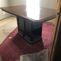 Table /Bar Height Solid Wood Very Nice