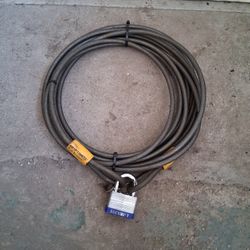 Kryptonite 30' Bike Cable With Lock & Keys "Item Is Available"
