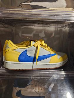 Jordan 1 canary travis sz 14
