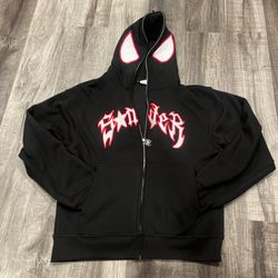 Black Sonder Spider Man Zip Up (Fits like a L or XL)