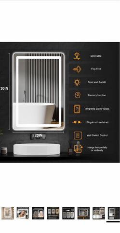 LED bathroom mirror