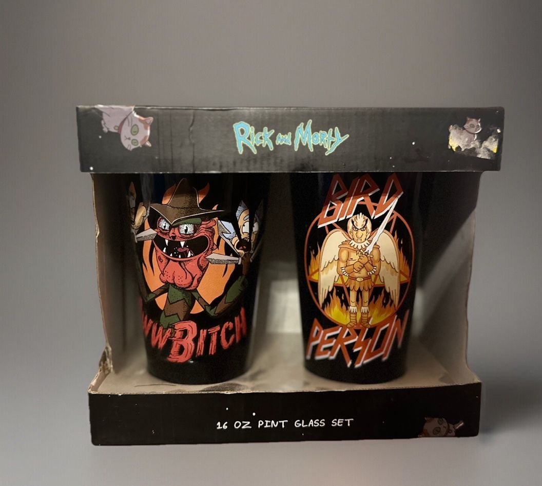 Rick And Morty Collectible 16oz Glasses
