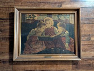 Print Walter Firle The Fairy Tale 1900s Children Painting Hanging Wall Art