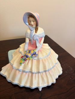 Royal Doulton Porcelain Lady Figurine