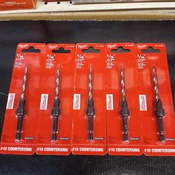 MILWAUKEE 3/16" COUNTERSINK DRILL BIT EACH