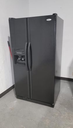 Whirlpool Side-by-Side Black Fridge
