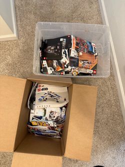 Huge Bins of Lego Instruction Manuals
