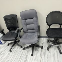 3 Office Chairs $50 For All 3