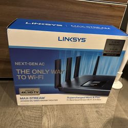 Wi-Fi Router For A Large Home Linksys AC5400