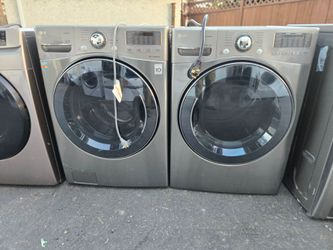 Lg Washer And Dryer Set Electric Lavadora y Secadora 30-day Warranty