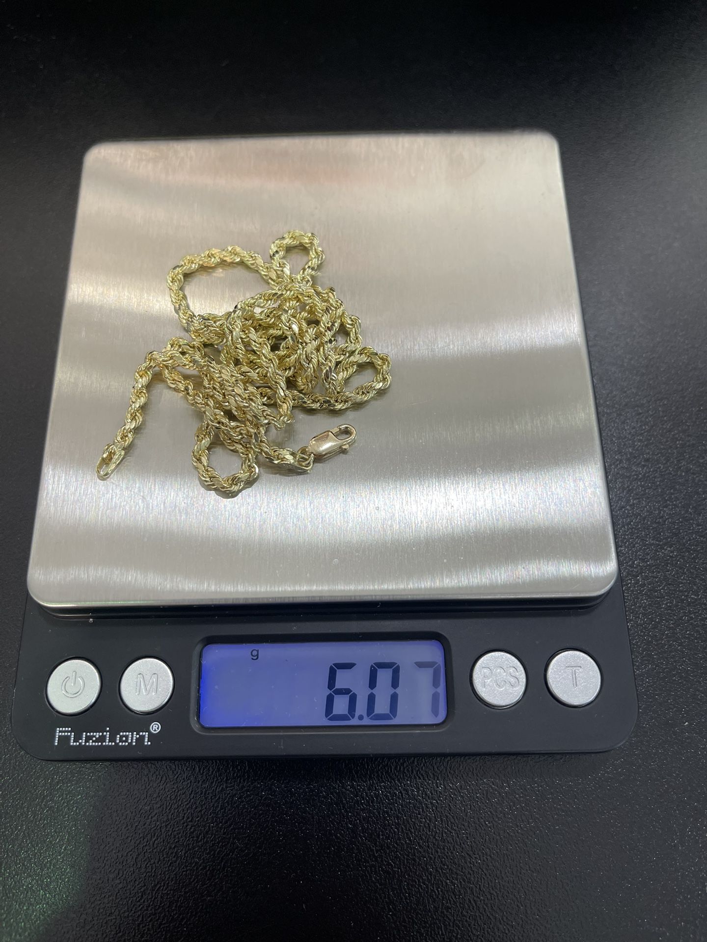 10k 3mm Gold Rope Chain