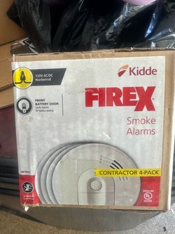 Kidde FireX Smoke Alarms contractor 4 pack