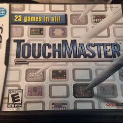 Nintendo Ds Touchmaster Video Game 23 In All Manual Mind