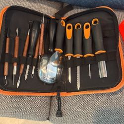 Two Pumpkin Carving Sets