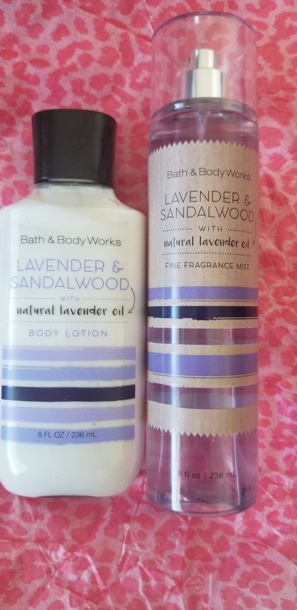 Bath And Body Works Lavender Sandalwood 2pc Set For Sale In Hesperia Ca Offerup