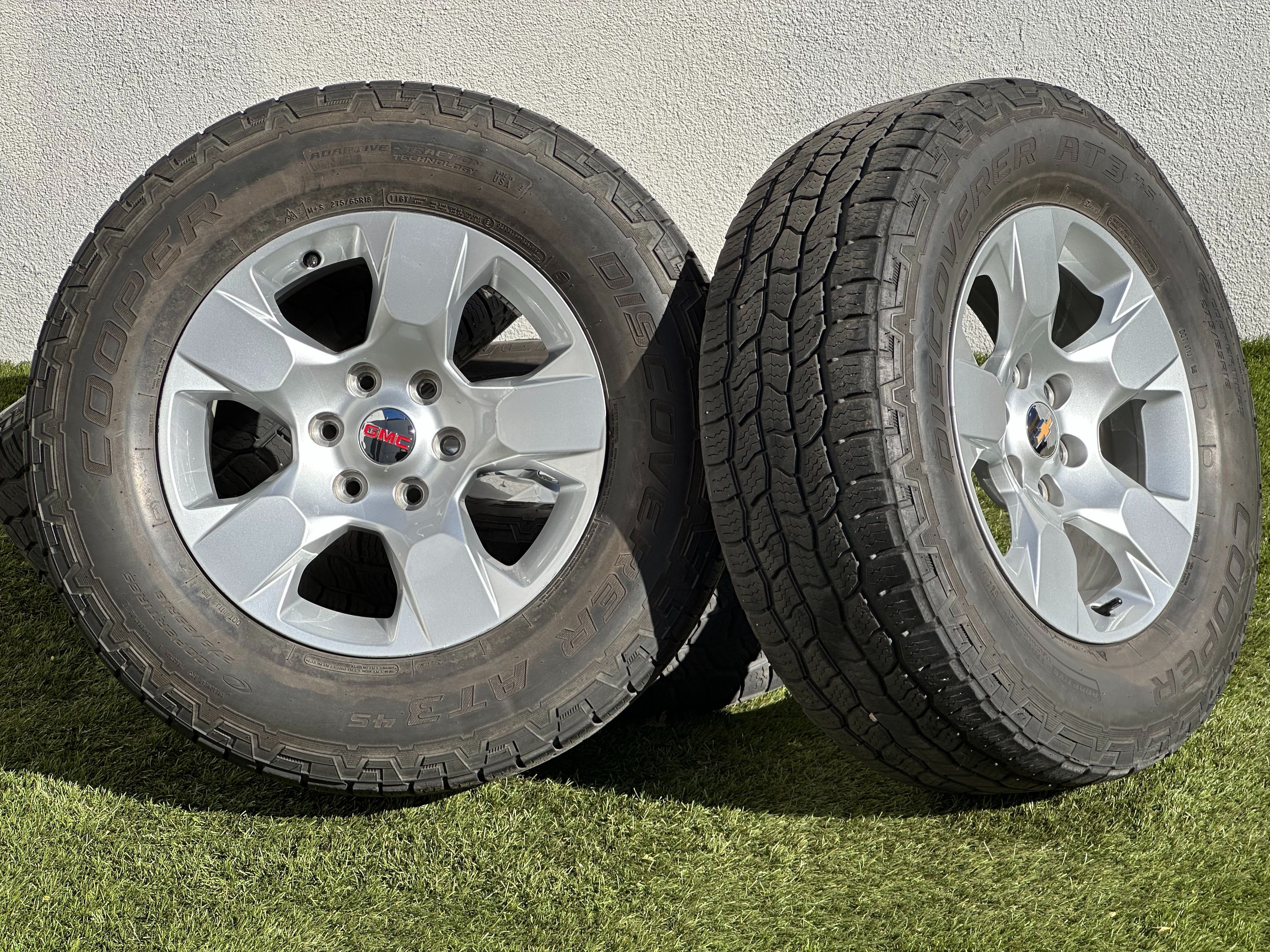 Mopar OEM 18" Chevy Silverado LT Wheels 6x5.5 GMC Sierra Rims Tahoe Suburban Yukon 275/65R18 Tires