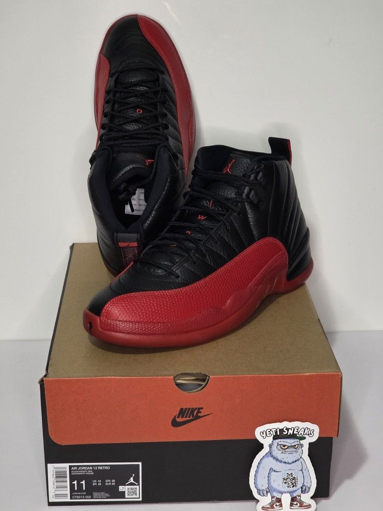 Jordan 12 Retro Flu Game (2025) New Men's Sizes 9 thru 14 (CT8013-002)