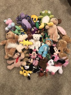 Lot of stuffed animals