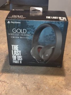 The Last Of Us 2 Gold Wireless Headset New In Box