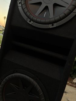 Dual 12 inch subwoofer setup
