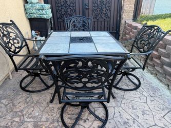 Outdoor Patio Bar Height Dining Set