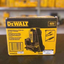 DEWALT 40V MAX Lithium-Ion Vehicle/Mower Battery Charger DCB412