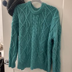 Oversized Blue Sweater 