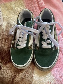 Vans Camo Suede Low Top Kids Shoes 